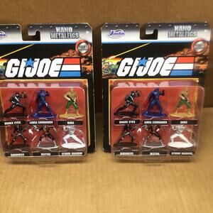 New Jada G.I. Joe Nano Metalfigs 1.75" 2 Pack Lot 12 Figures Cobra Crew Heroes